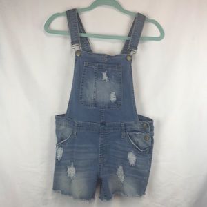 I & M Jeans Denim Short Overalls S01003